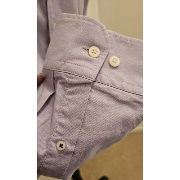 Banana Republic Soft Wash Men's Purple Long Sleeve Button Shirt SZ Tall X-LG NWT - Picture 8 of 8